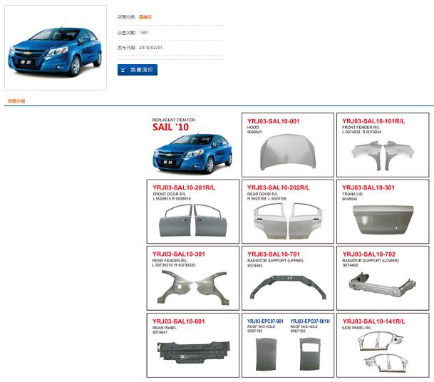 汽车零部件厂家